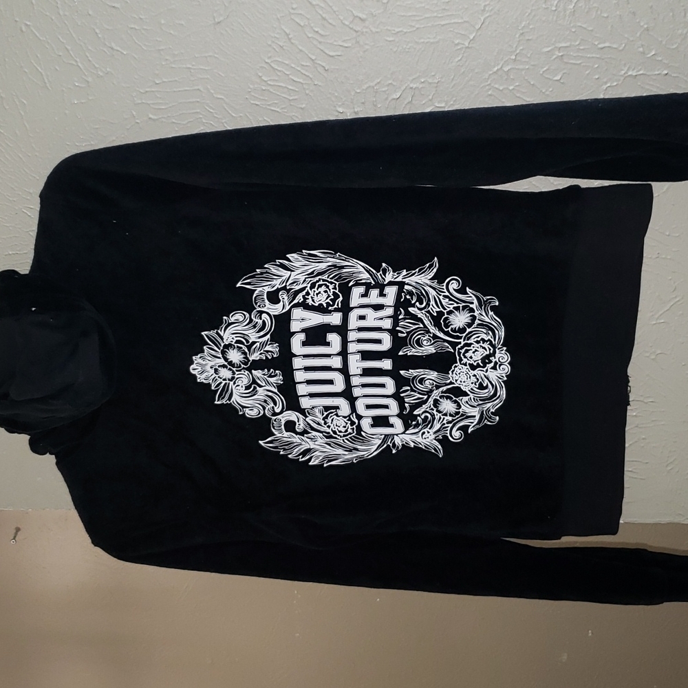 Juicy Couture Black Zip up Sweater